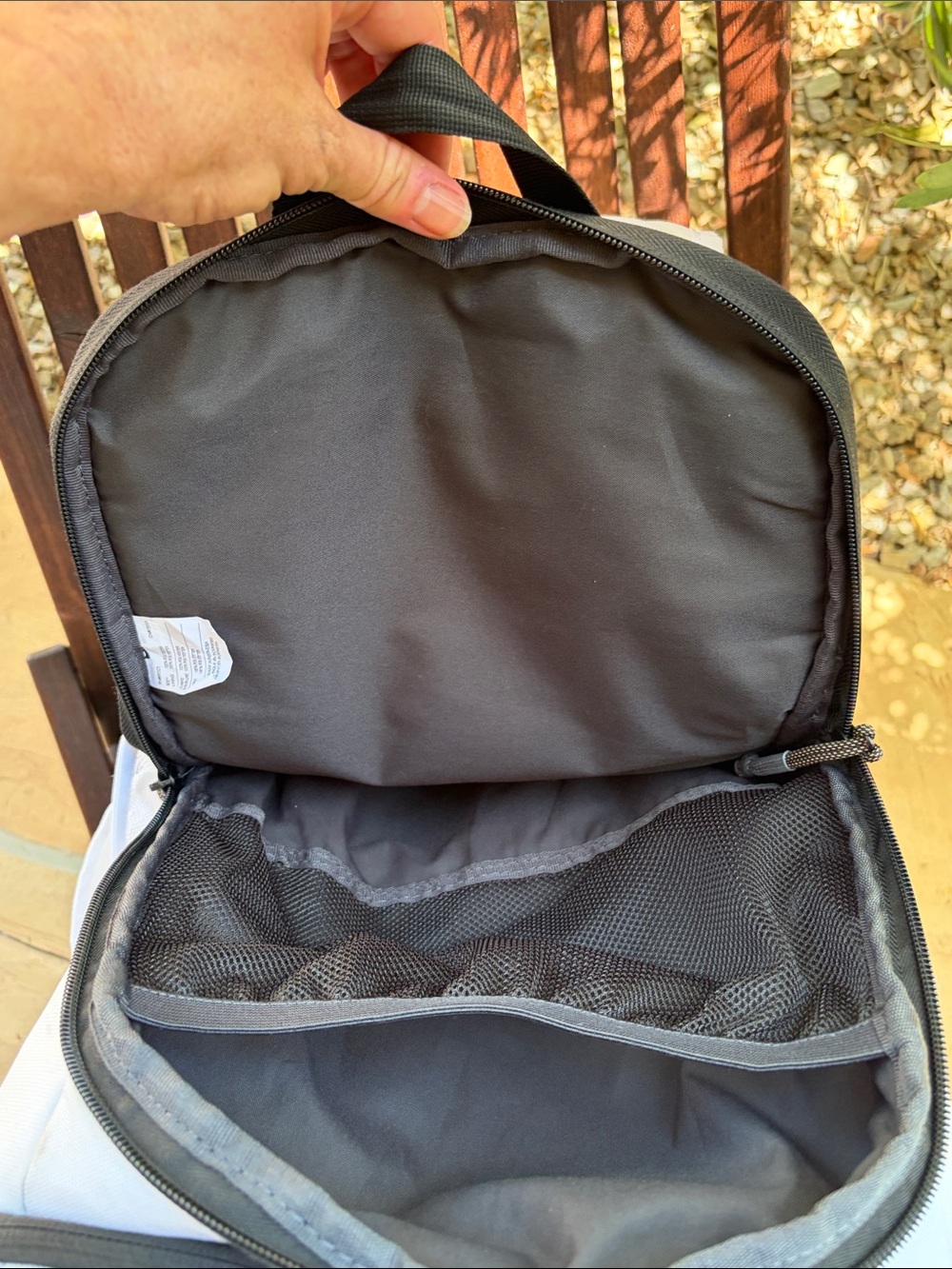 Nike Black, White and Gold Elite Backpack - Picture 8 of 10